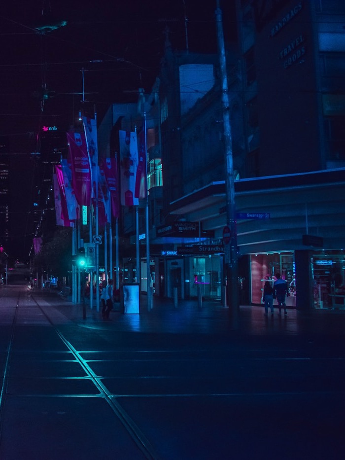 霓虹夜景光影 LoRA 样张